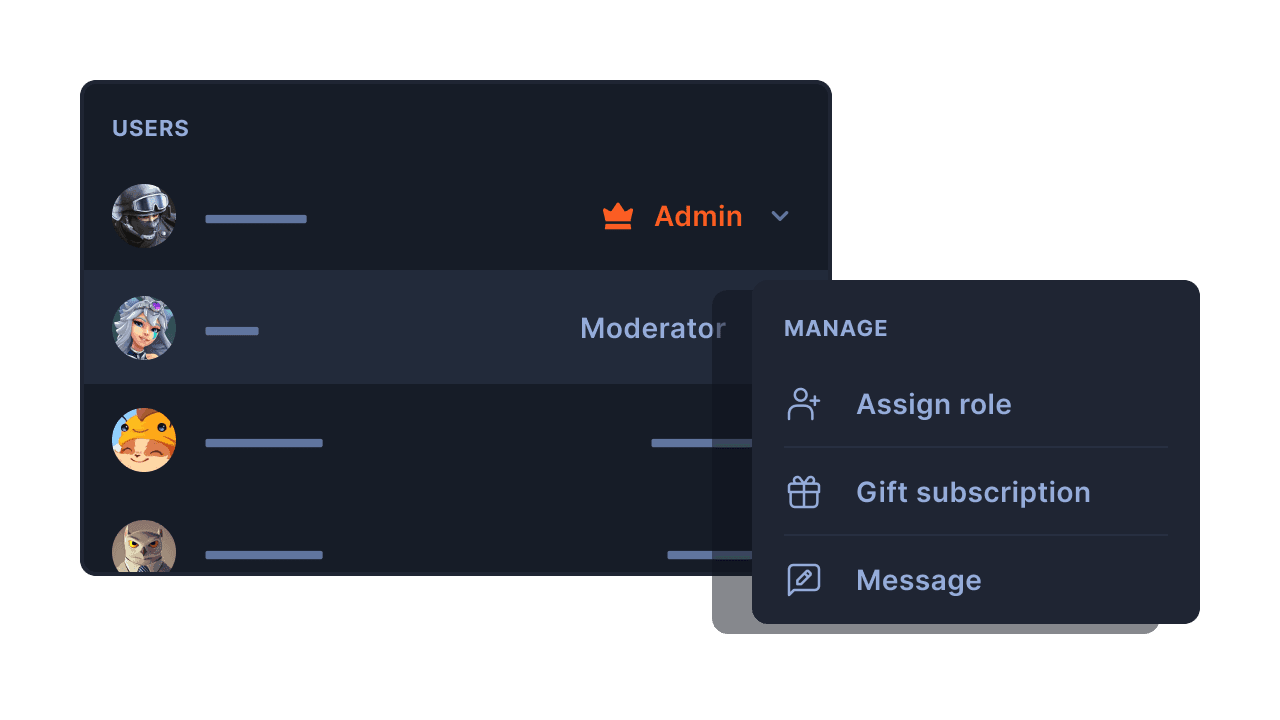 Manage your own community
